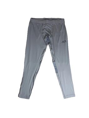 Oakley Mens Grey Foundational Base Layer Pant Breathable Knees Size X-Large